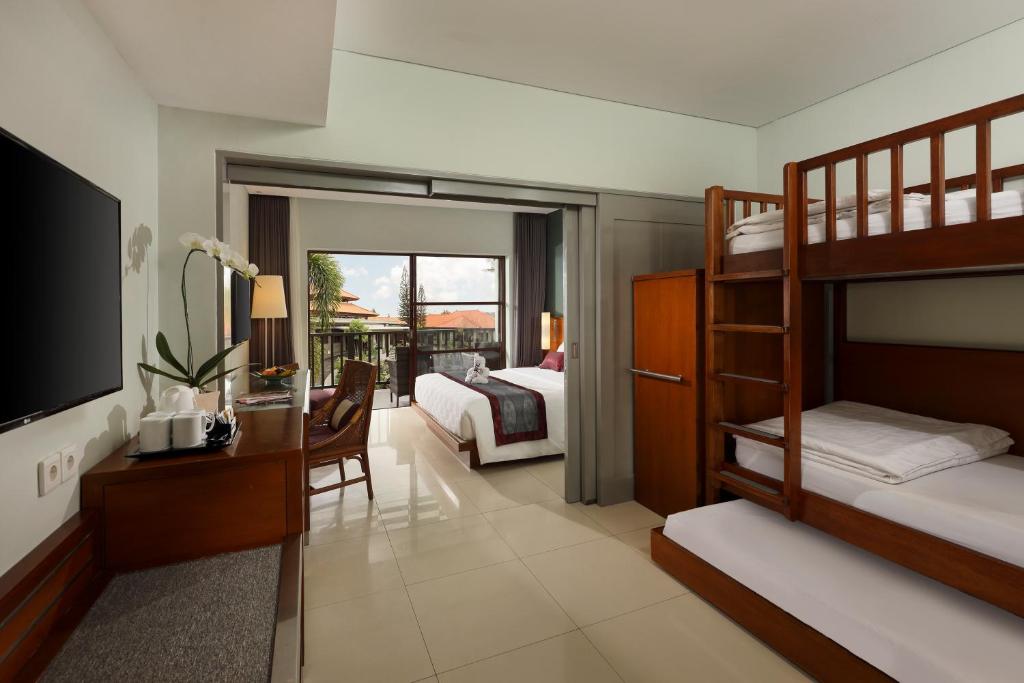 Семейный (Семейный номер) курортного отеля Bali Dynasty Resort, Кута