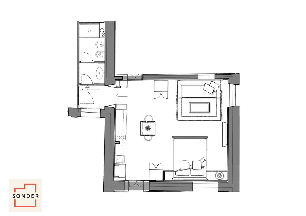 Студио (Номер-студио Делюкс), Sonder — Spanish Steps Lofts