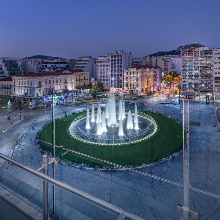 Двухместный (Улучшенный номер, вид на холм Ликавит), Athens Tiare Hotel