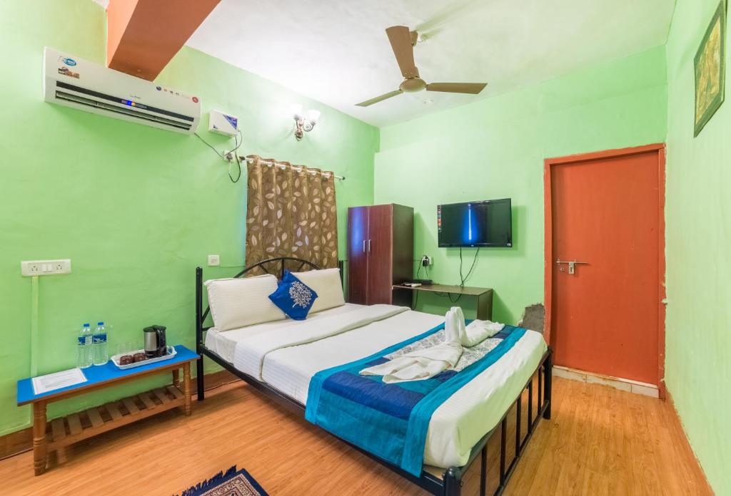 Двухместный (Двухместный номер с 1 кроватью и террасой) отеля Kiara Hotel Goa, Анжуна