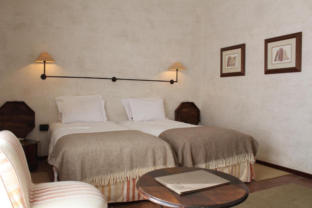 Двухместный (Двухместный номер с 2 отдельными кроватями и балконом) отеля Pousada de Belmonte, Бельмонте