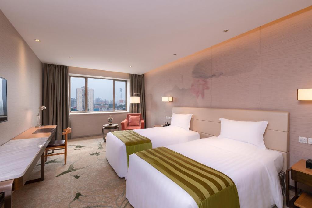 Двухместный (Двухместный номер Делюкс Metropark с 2 отдельными кроватями) отеля CTS - HK Grand Metropark Hotel Beijing, Пекин