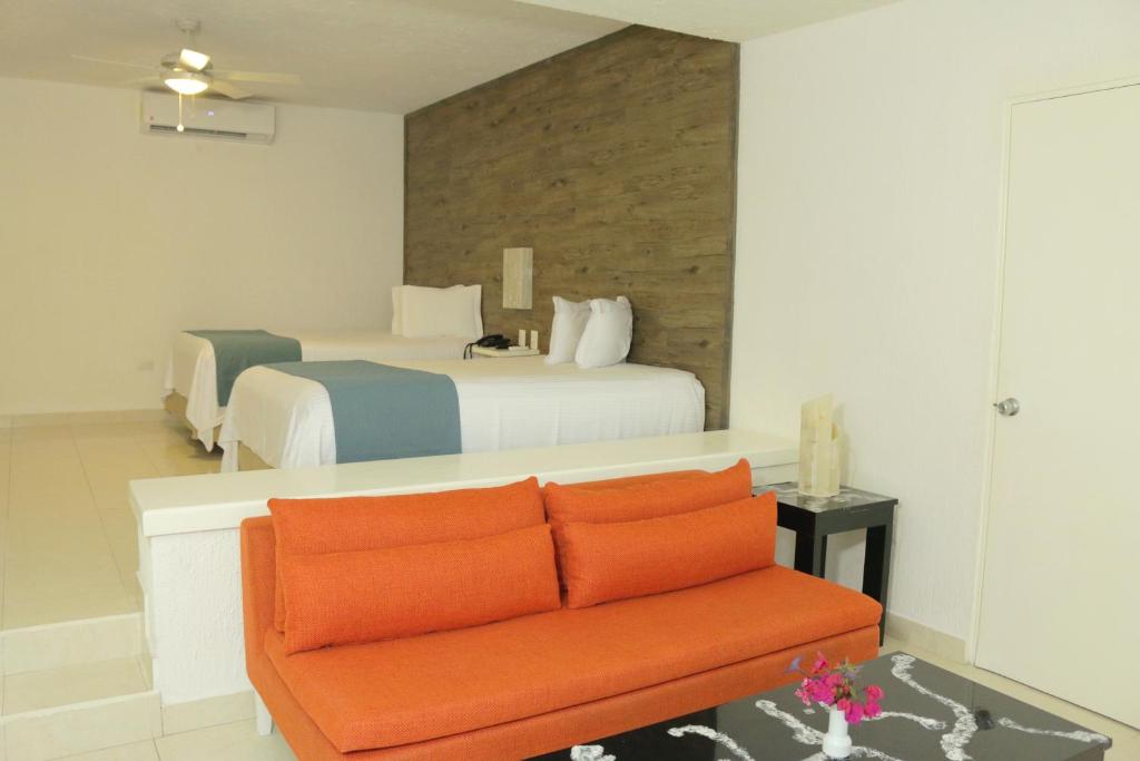 Сьюит (Люкс, вид на море) курортного отеля All Ritmo Cancun Resort & Water Park, Канкун