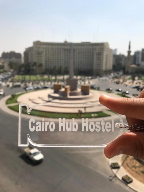 Двухместный (Двухместный номер Делюкс с 1 кроватью или 2 отдельными кроватями и балконом) хостела Cairo Hub Hostel, Каир