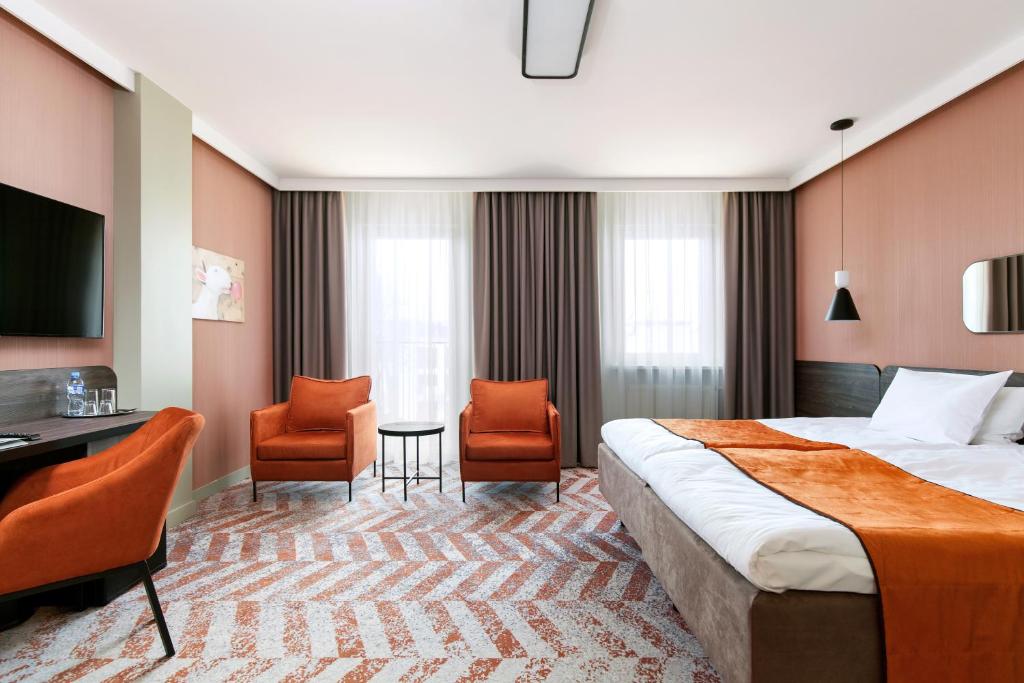 Двухместный (Улучшенный двухместный номер Делюкс с 1 кроватью или 2 отдельными кроватями) отеля Kaunas, Каунас