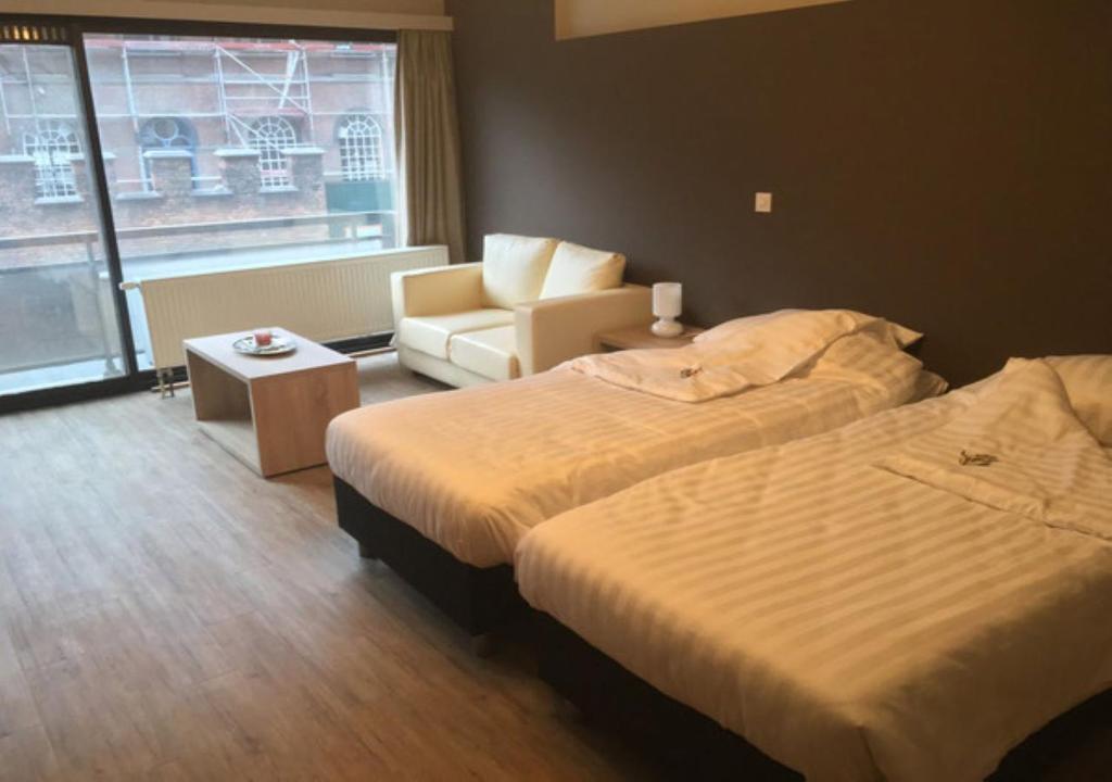 Двухместный (Представительский двухместный номер-студио с 2 отдельными кроватями) апартамента Value Stay Residence Mechelen, Мехелен