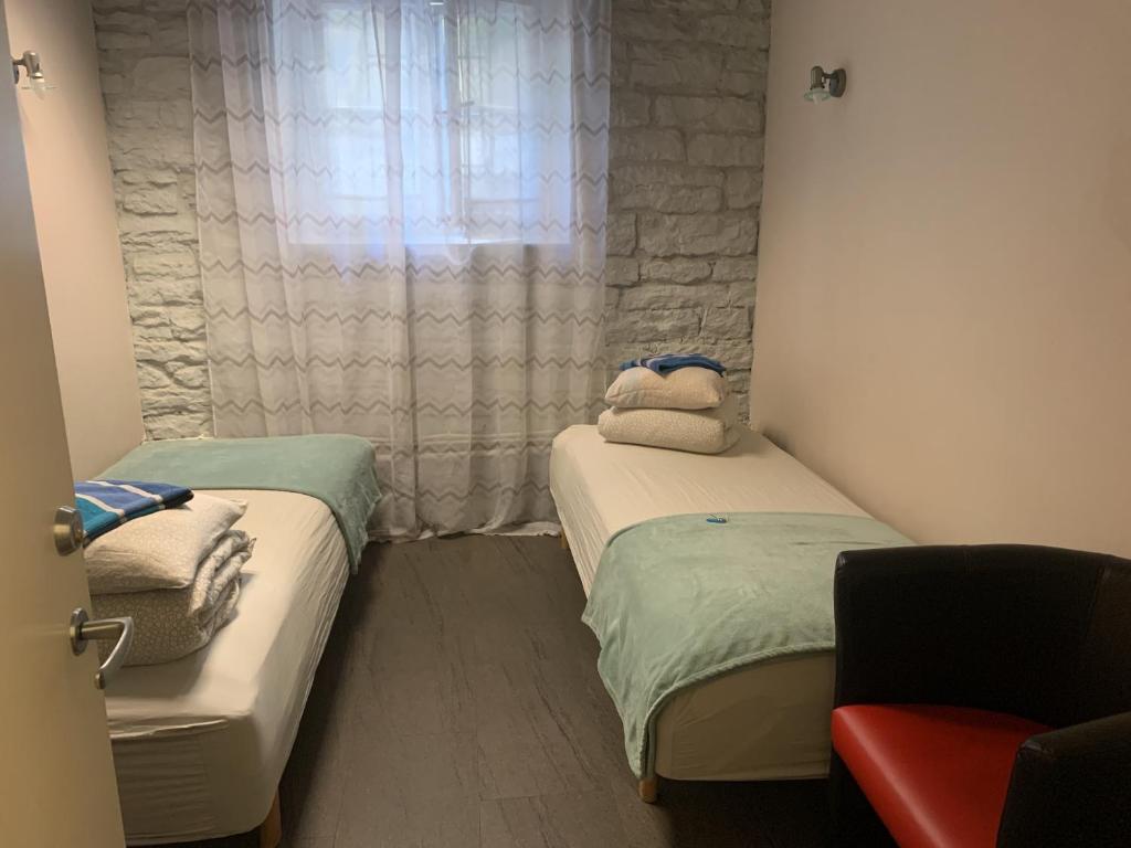Двухместный (Двухместный номер с 2 отдельными кроватями) хостела Süda Hostel, Таллин