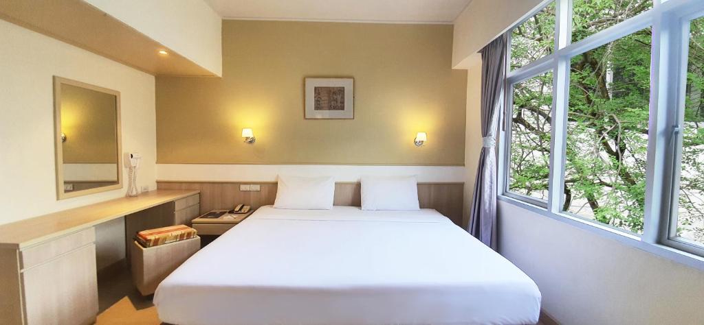 Двухместный (Стандартный двухместный номер с 1 кроватью или 2 отдельными кроватями) отеля Trang Hotel Bangkok, Бангкок