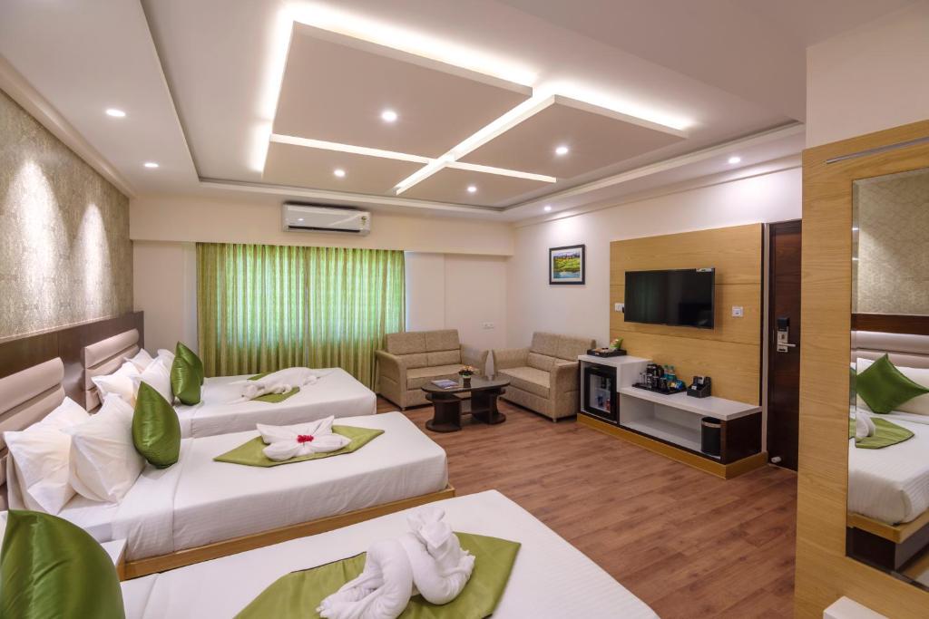 Сьюит (Суперлюкс) отеля Vanusa Residency by Big Tree Hospitality, Бангалор