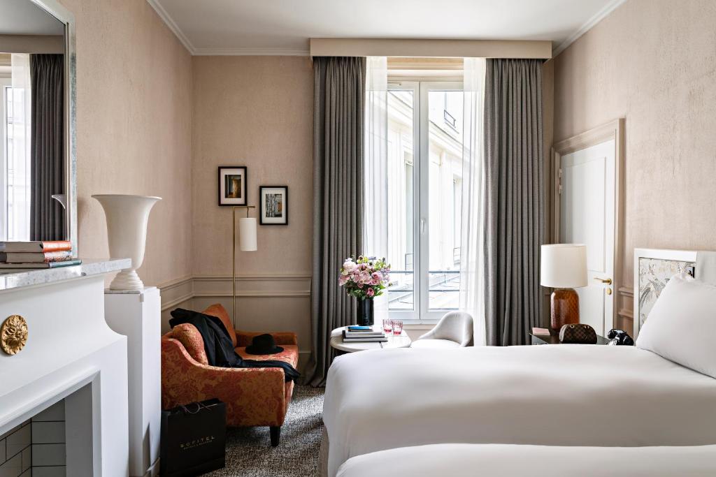 Двухместный (Роскошный двухместный номер с 2 отдельными кроватями) отеля Hotel Scribe Paris Opera by Sofitel, Париж