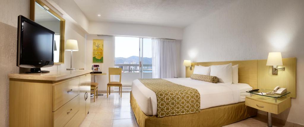 Двухместный (Номер с кроватью размера «king-size») отеля Gran Plaza Hotel Acapulco, Акапулько-де-Хуарес