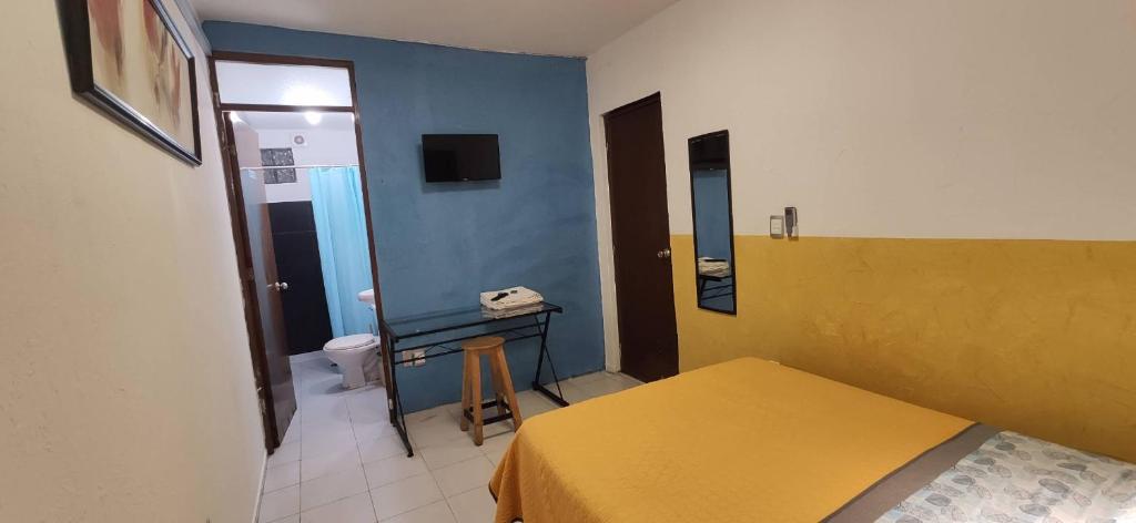 Двухместный (Стандартный двухместный номер с 1 кроватью) гостевого дома Oyster Hostel, Веракрус