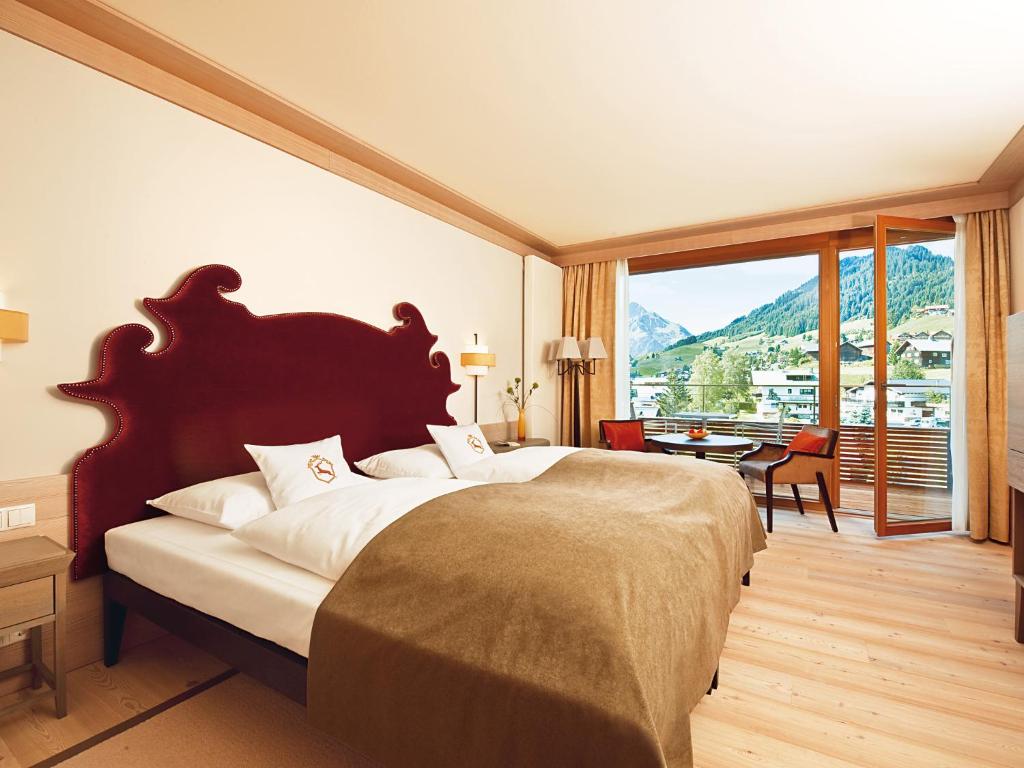 Двухместный (Двухместный номер с 1 кроватью и видом на горы) отеля Travel Charme Ifen Hotel, Шоппернау