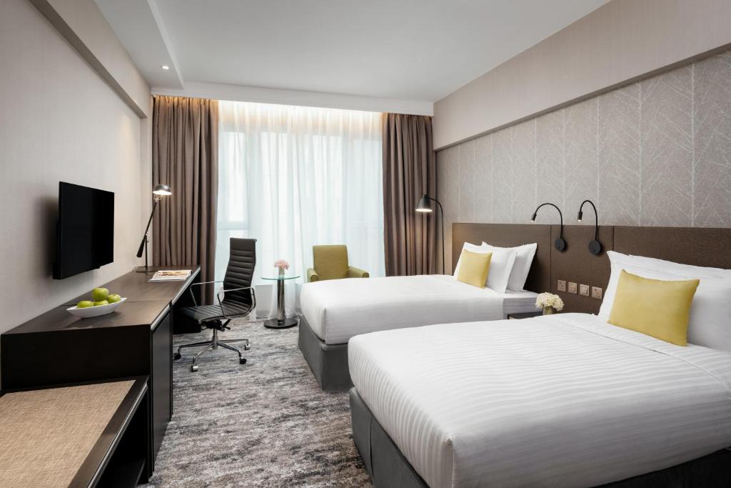 Двухместный (Номер Делюкс с 1 кроватью размера «queen-size» или 2 отдельными кроватями) отеля Park Hotel Hong Kong, Гонконг (город)
