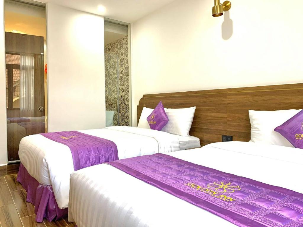 Двухместный (Номер Делюкс с 2 кроватями размера «queen-size») отеля Golden Inn Hotel, Хюэ
