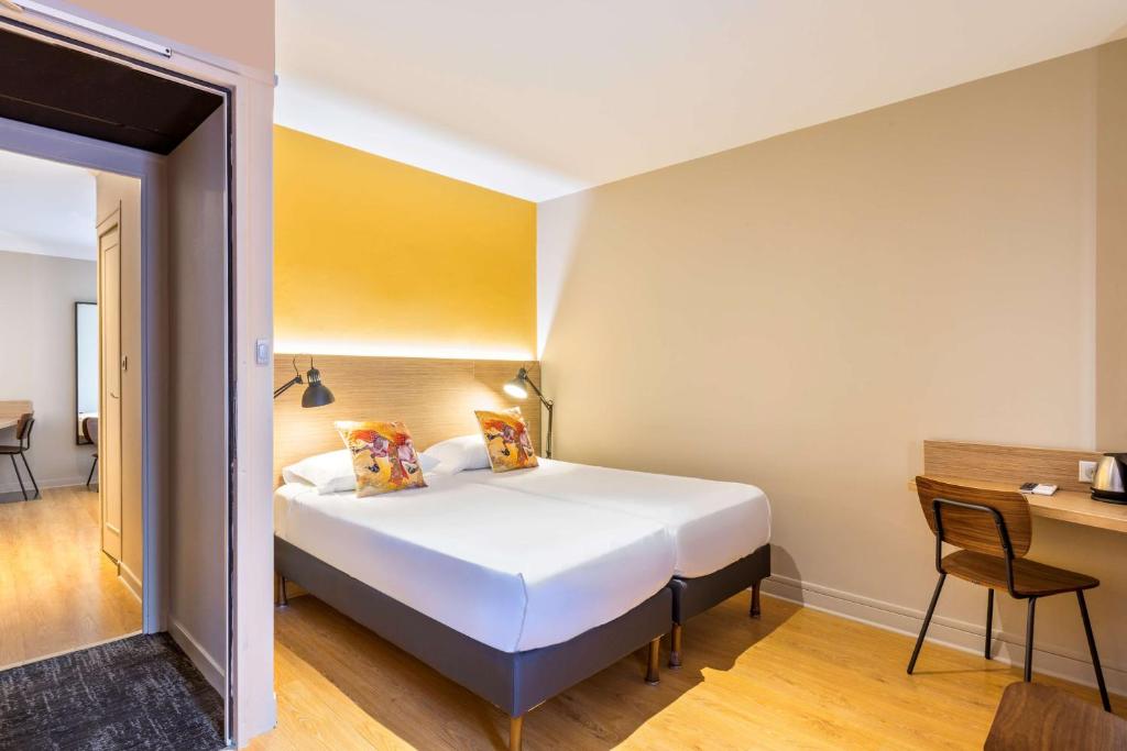 Двухместный (Двухместный номер «Комфорт» с 2 отдельными кроватями) отеля Hôtel du Nord, Макон