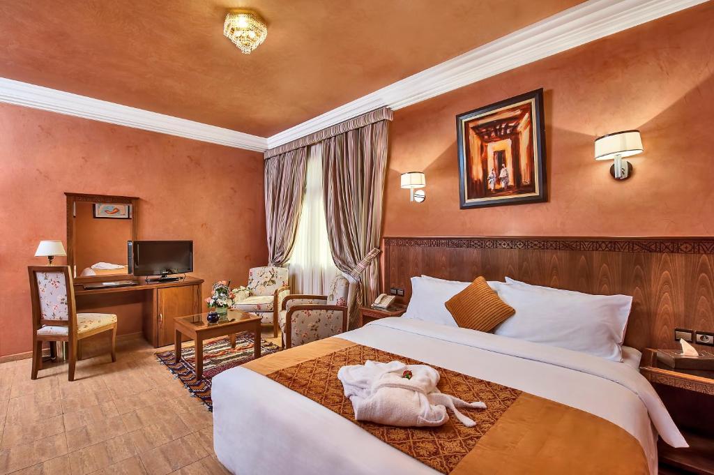 Двухместный (Стандартный двухместный номер с 1 кроватью) отеля Hôtel Club Val d'Anfa, Касабланка