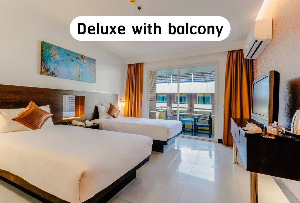 Двухместный (Двухместный номер Делюкс с 2 отдельными кроватями) отеля Baron Beach, Паттайя
