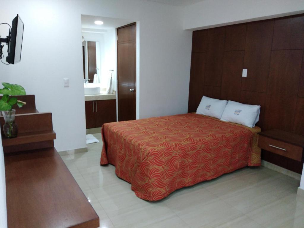 Двухместный (Двухместный номер с 2 отдельными кроватями) отеля Hotel RRU Puebla, Пуэбла
