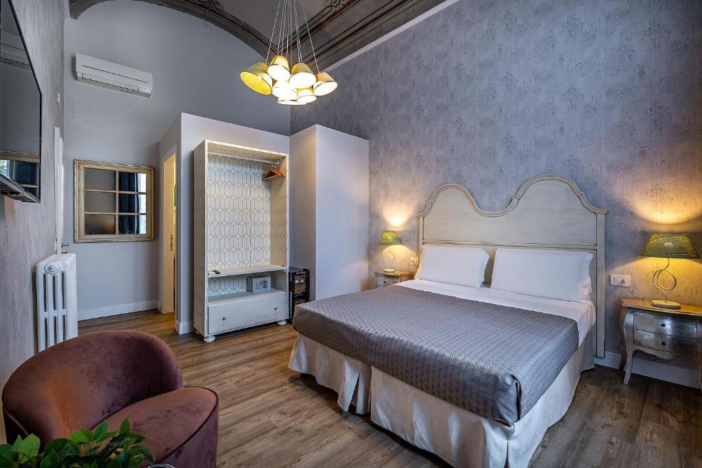 Двухместный (Двухместный номер Делюкс с 1 кроватью или 2 отдельными кроватями) отеля La Torre del Cestello - Residenza d'epoca, Флоренция