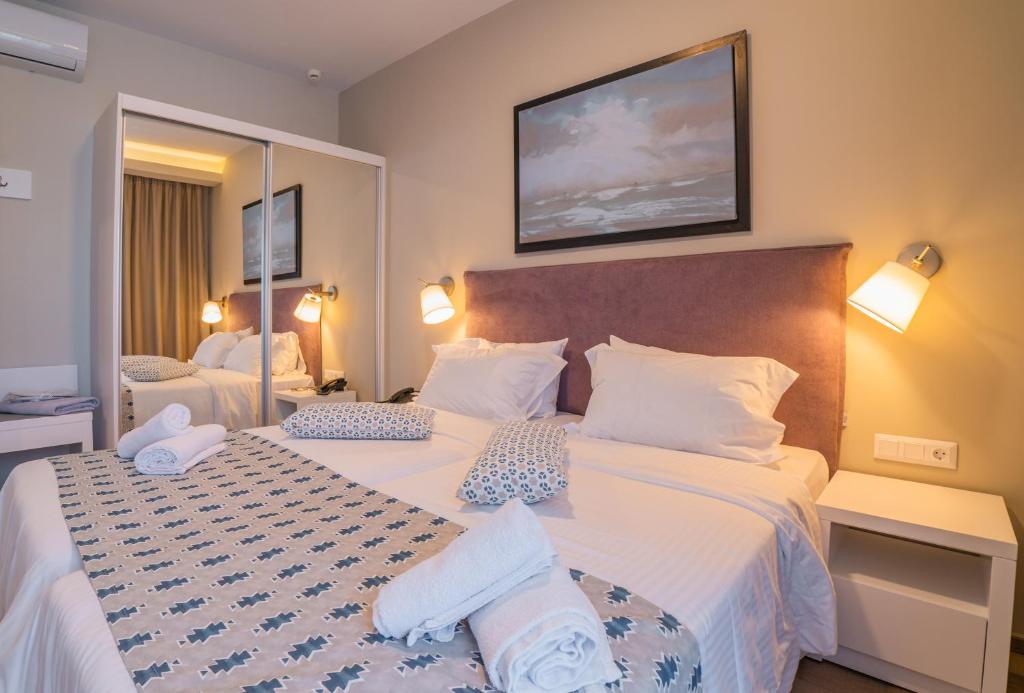 Сьюит (Апартаменты с 1 спальней (для 2 взрослых и 1 ребенка)) отеля Bio Suites Hotel, Ретимно, Крит