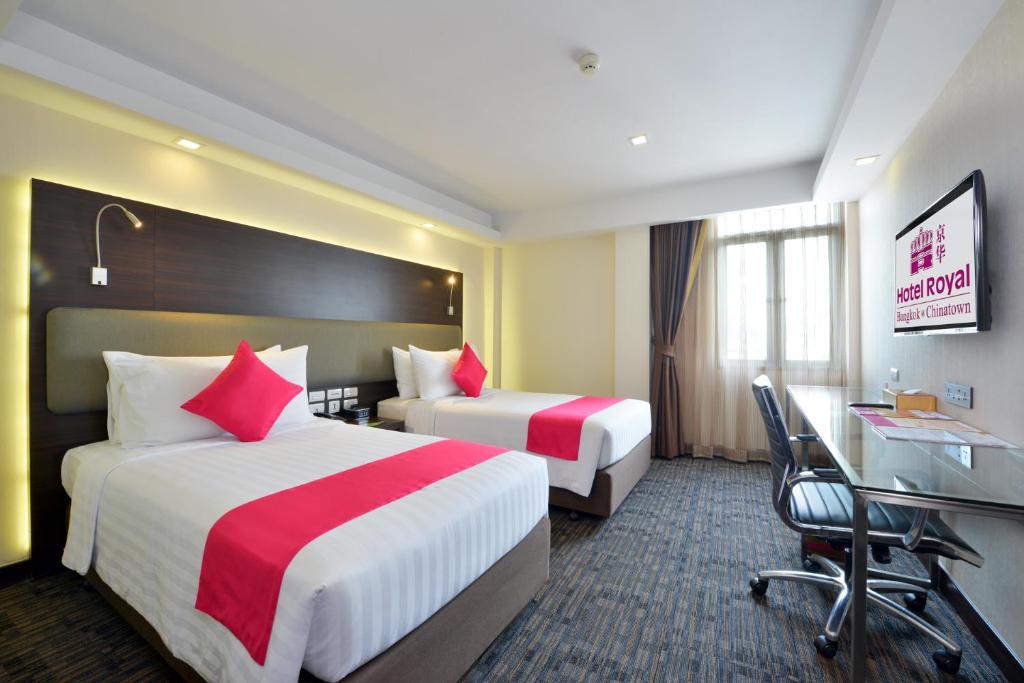 Двухместный (Двухместный номер Делюкс с 1 кроватью или 2 отдельными кроватями) отеля Royal Bangkok@Chinatown, Бангкок