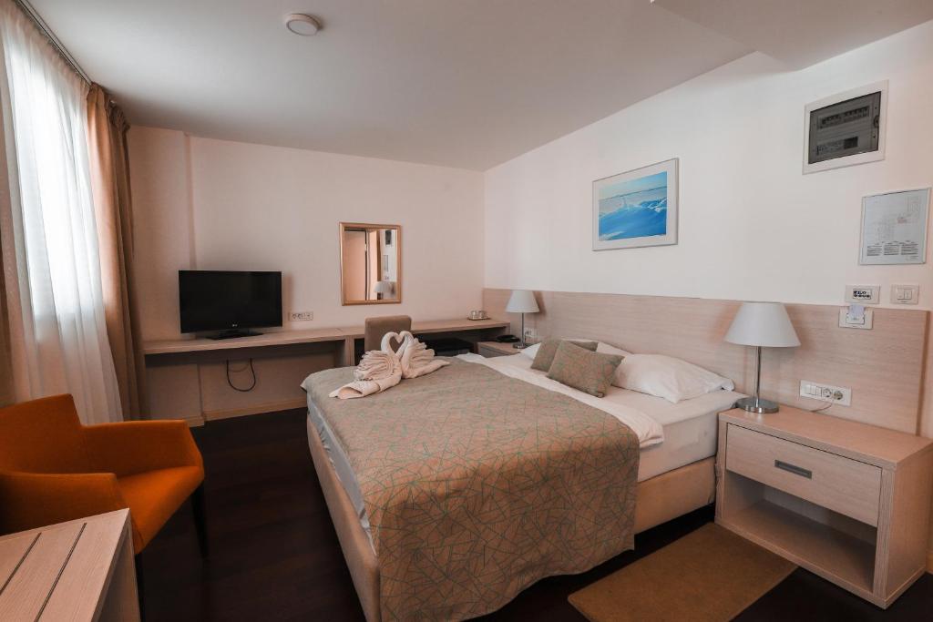 Двухместный (Двухместный номер с 1 кроватью - Подходит для гостей с ограниченными физическими возможностями) отеля Hotel Borovnik, Тисно