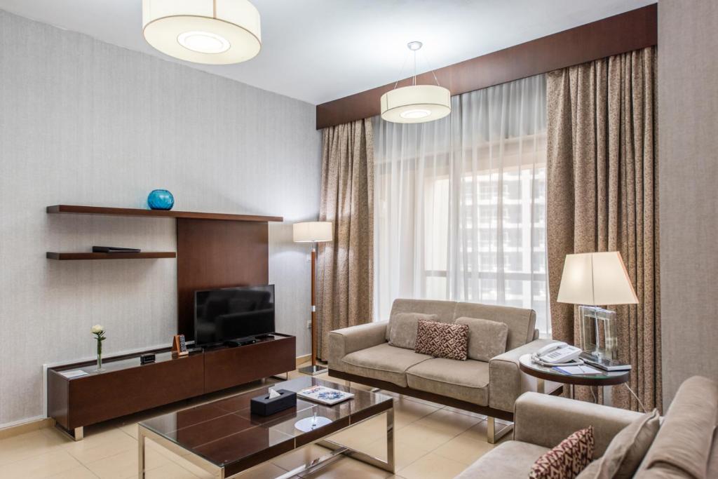 Апартаменты (Апартаменты Делюкс с 2 спальнями) апарт-отеля Suha Hotel Apartments by MONDO, Дубай