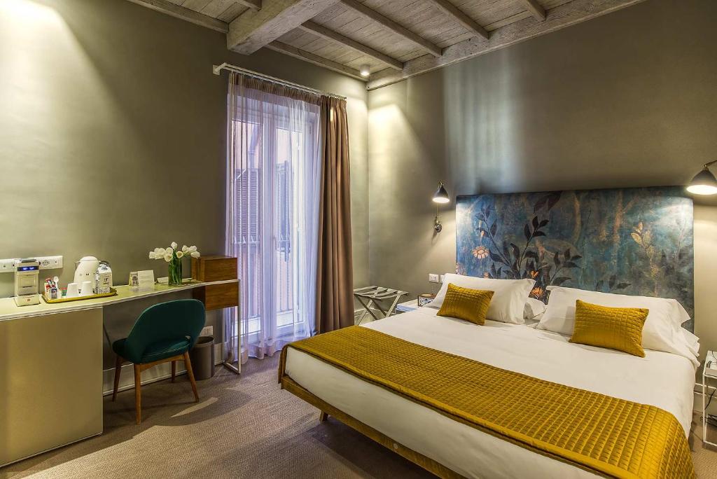 Двухместный (Клубный двухместный номер с 1 кроватью) отеля Hotel Accademia, Рим