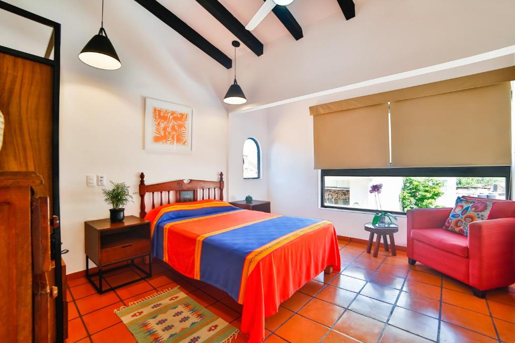 Сьюит (Люкс с мини-кухней) отеля Hotel Villa del Mar Tradicional, Пуэрто-Вальярта