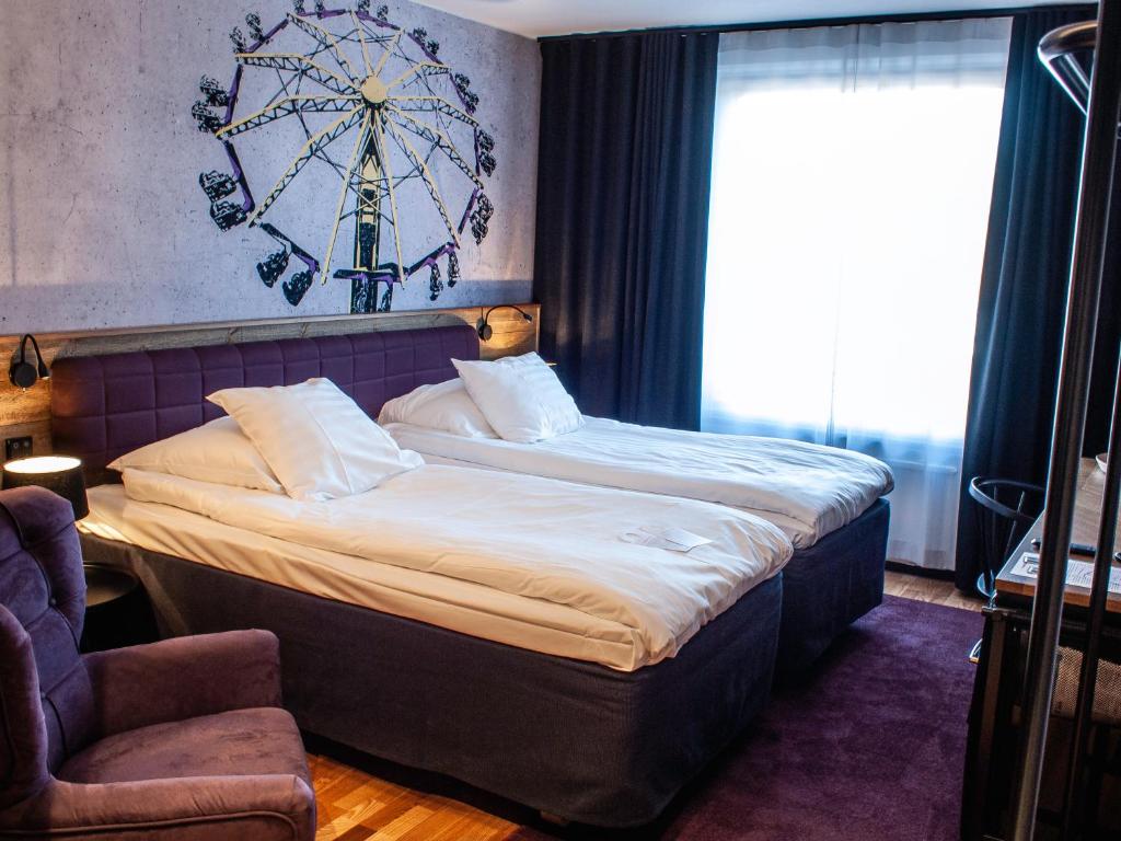 Двухместный (Стандартный двухместный номер с 2 отдельными кроватями) отеля Original Sokos Hotel Vaakuna Kouvola, Коувола