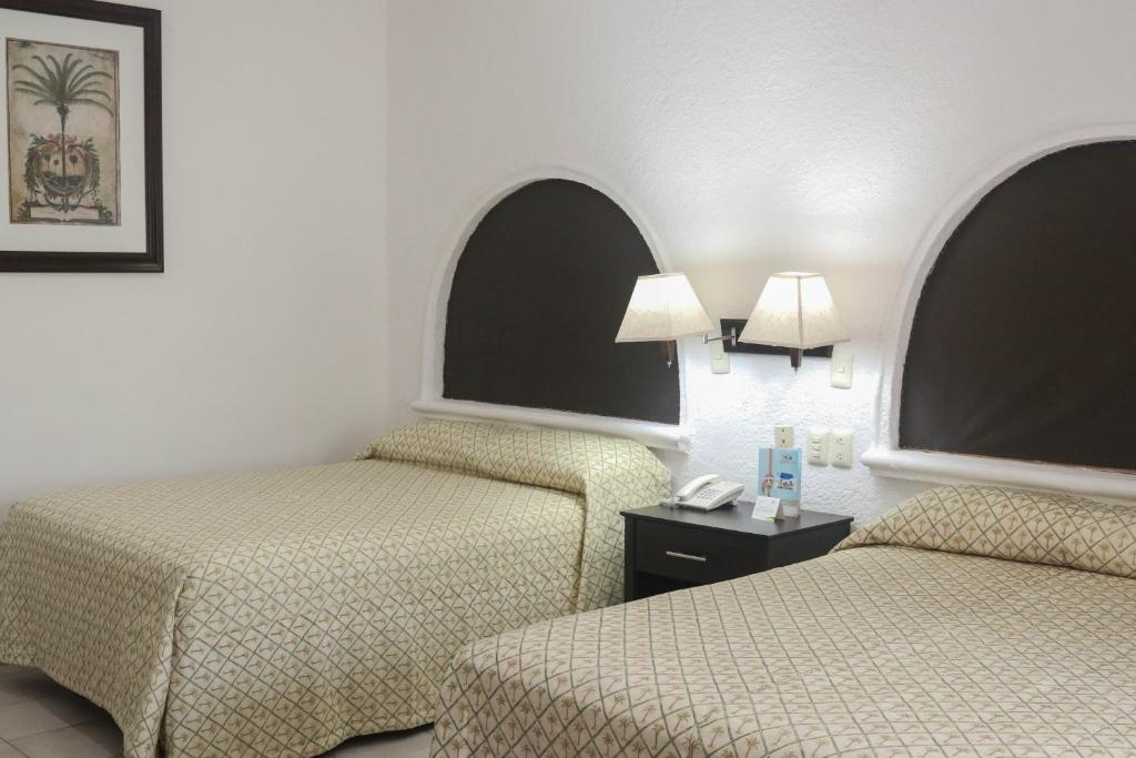 Двухместный (Стандартный двухместный номер с 1 кроватью) отеля Hotel Posada del Mar, Исла-Мухерес