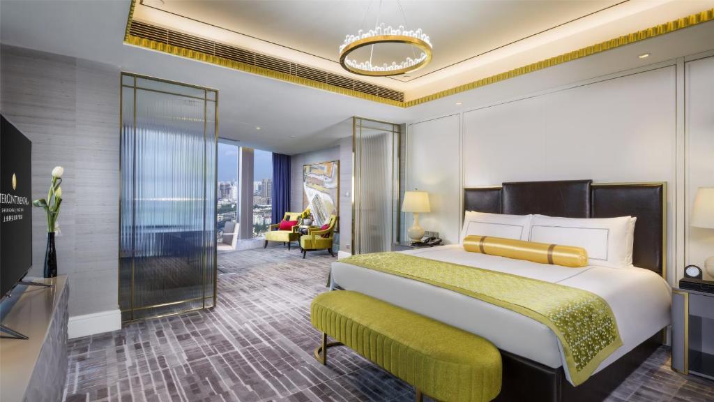 Сьюит (1 King Bed 1 Bedroom Suite Living Area), InterContinental Shanghai Puxi