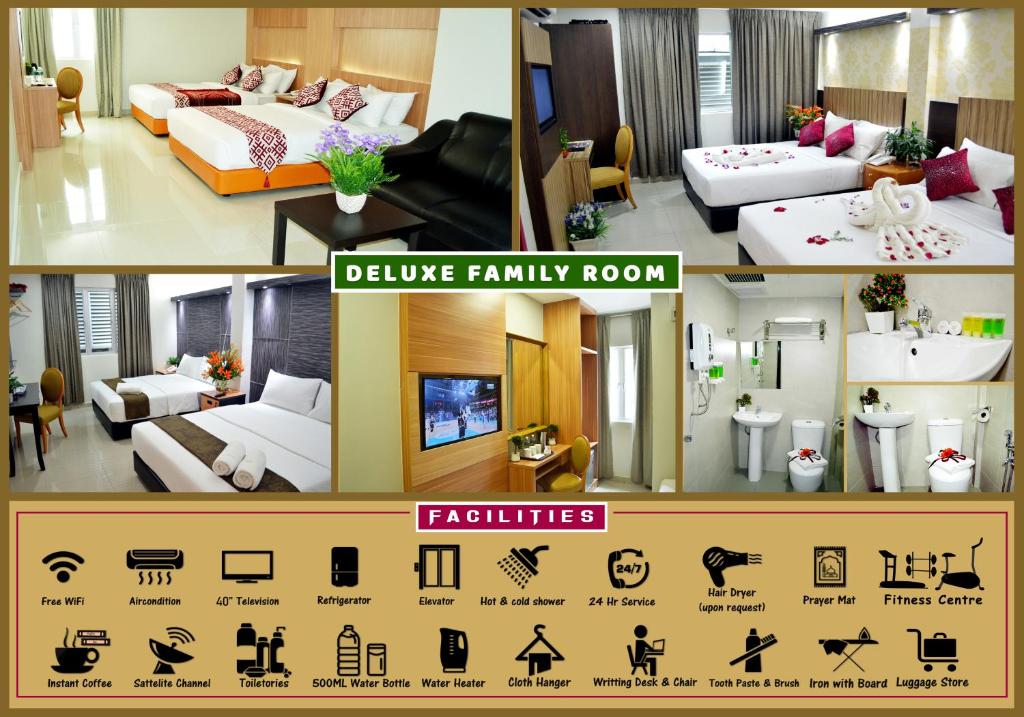 Семейный (Семейный номер Делюкс) отеля Easyhotel, Куала-Лумпур