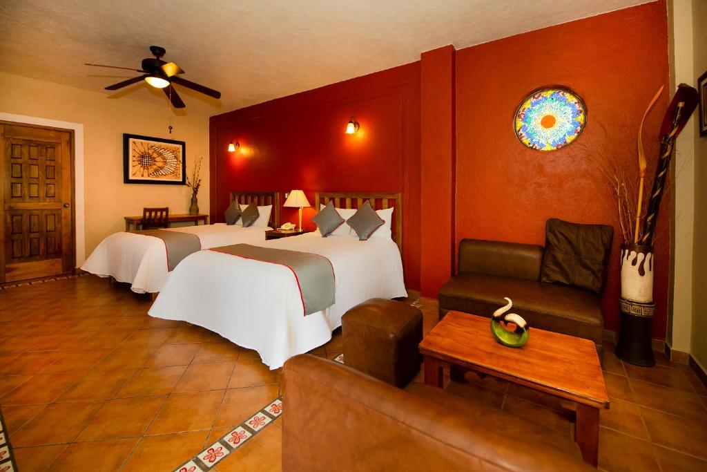 Сьюит (Стандартный люкс) отеля La Casona Tequisquiapan Hotel & Spa, Текискиаппан