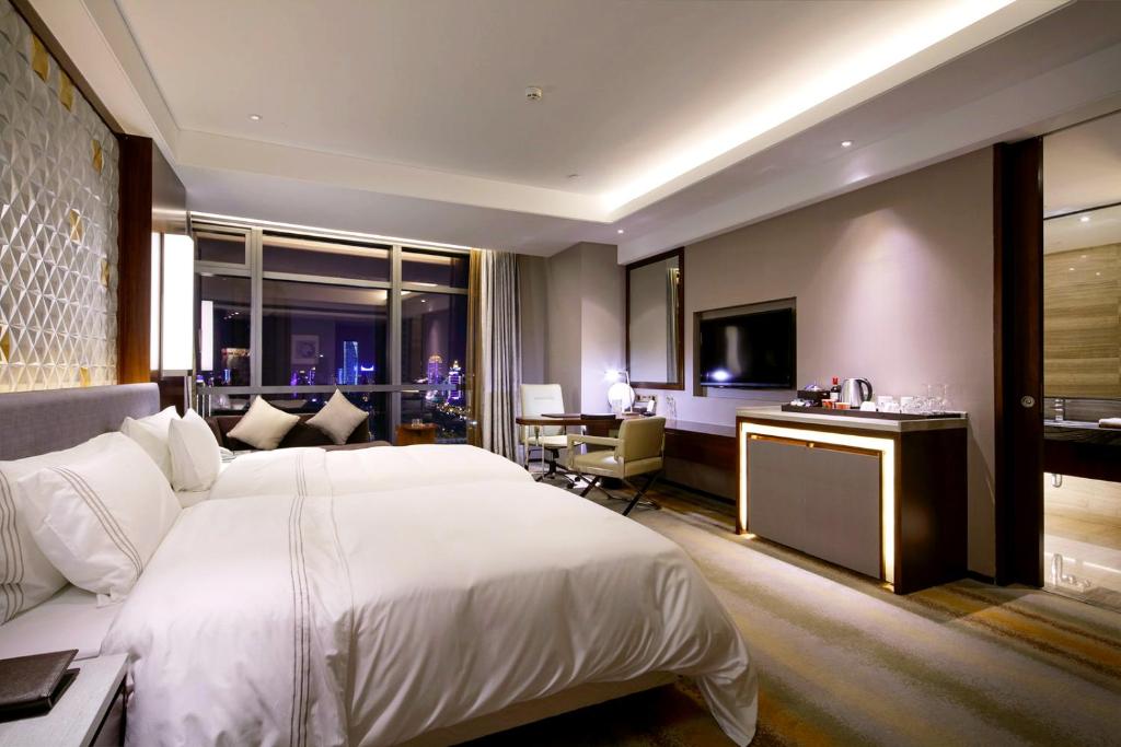 Двухместный (Представительский двухместный номер с 2 отдельными кроватями) отеля Hotel Nikko Suzhou, Сучжоу
