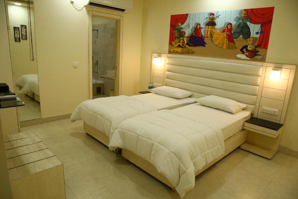 Трехместный (Трехместный номер Делюкс) отеля Villa 21 Agra, Агра