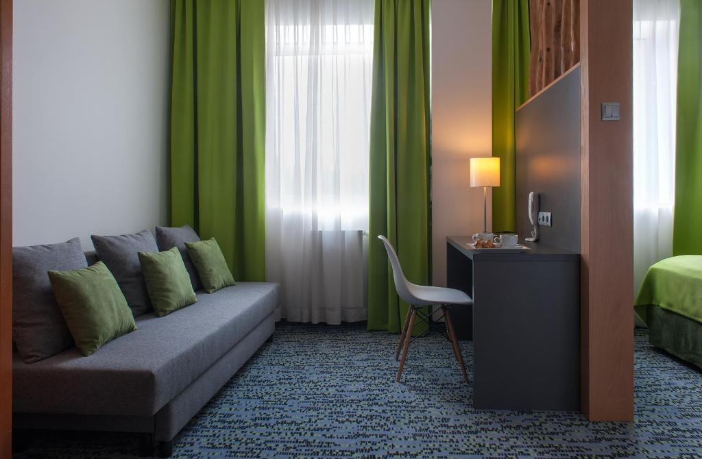 Двухместный (Двухместный номер с 1 кроватью или 2 отдельными кроватями) отеля Villa Park Med. & SPA, Цехоцинек