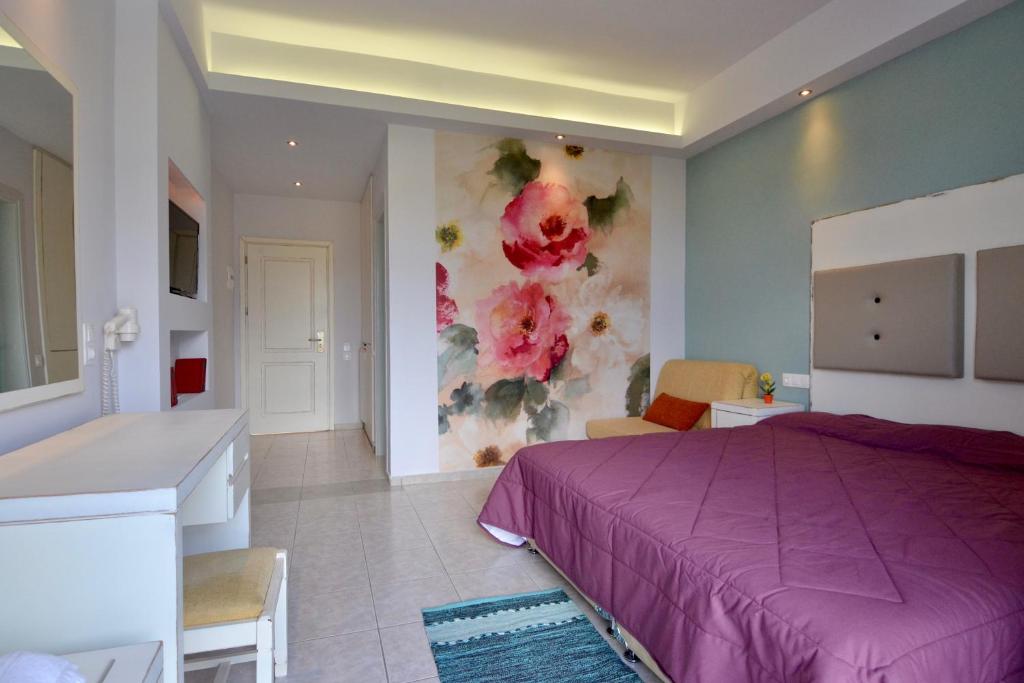 Двухместный (Двухместный номер с 1 кроватью или 2 отдельными кроватями и видом на бассейн) отеля Paloma Blanca, Дассия