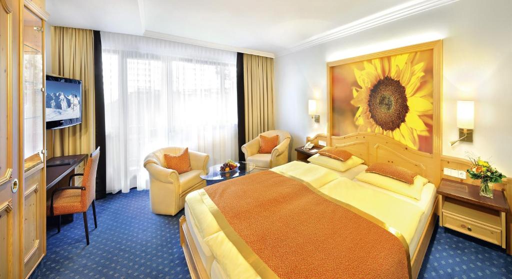 Двухместный (Двухместный номер Делюкс с 1 кроватью и балконом) отеля CESTA GRAND Aktivhotel & Spa, Бад-Гастайн