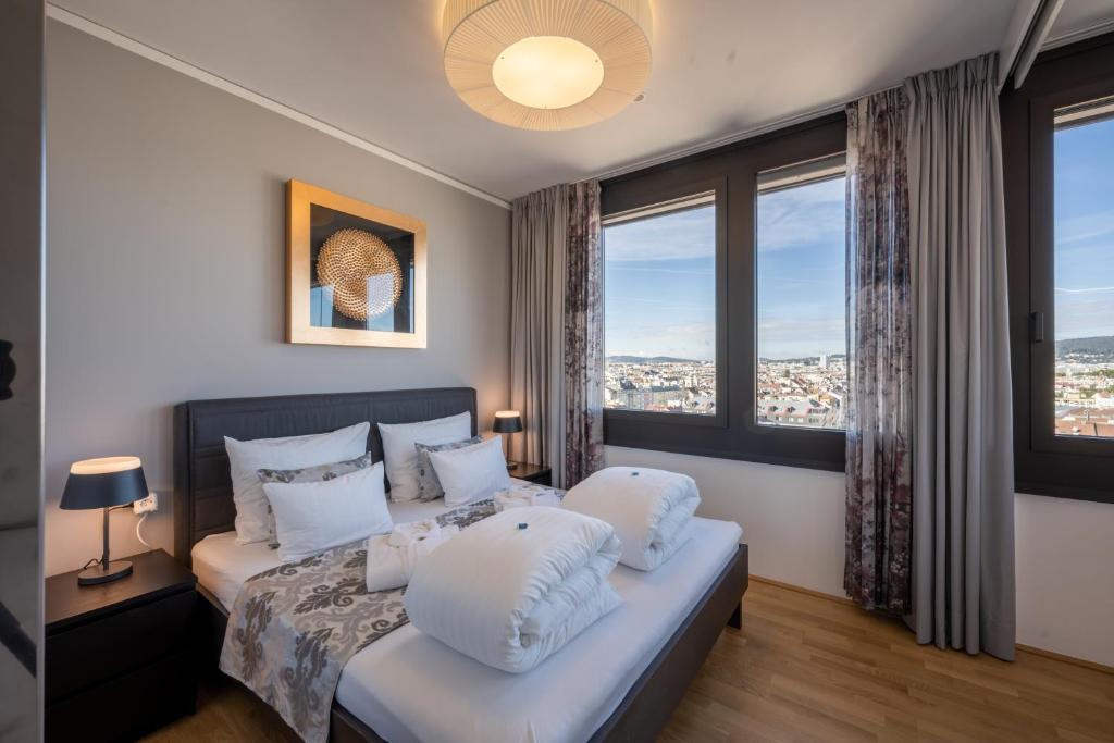 Апартаменты (Rooftop Apartment (West View)), Skyflats Vienna