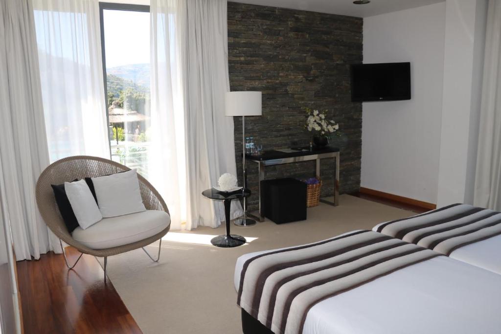 Двухместный (Двухместный номер с 2 отдельными кроватями) отеля LBV House Hotel, Вила-Реал