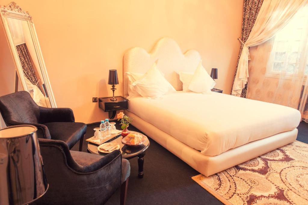 Двухместный (Двухместный номер Делюкс с 1 кроватью) отеля Villa Des Ambassadors, Рабат