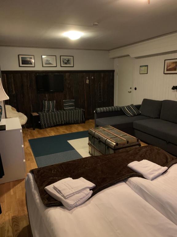 Двухместный (Двухместный номер с 2 отдельными кроватями) апартамента Karolinen Stugor & Lägenheter, Оре