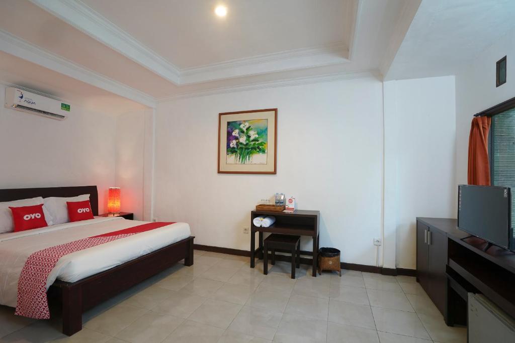 Двухместный (Двухместный номер Делюкс с 1 кроватью) отеля OYO 1840 Kubu Ubud Hotel, Убуд