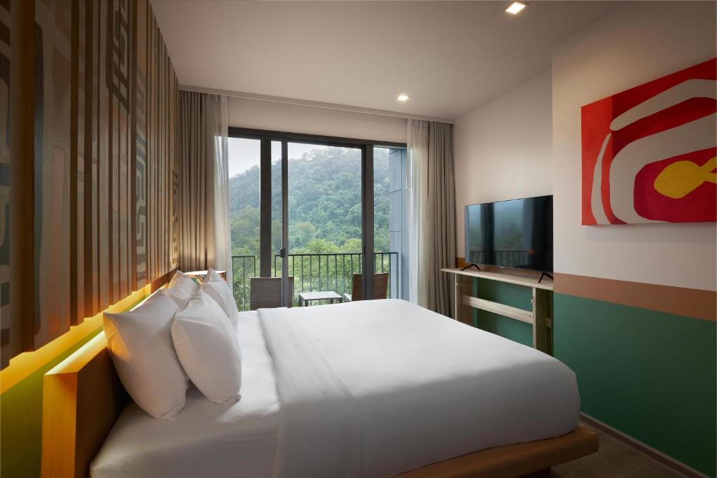 Двухместный (Двухместный номер Делюкс с 1 кроватью) отеля Escape Khao Yai, Сарабури