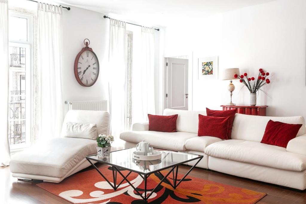 Апартаменты (Улучшенные апартаменты с 3 спальнями), Lisbon Rentals Chiado