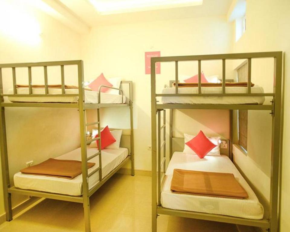 Номер (Bed in 4-Bed Mixed Dormitory Room (Shared washroom)), Zostel Jaipur