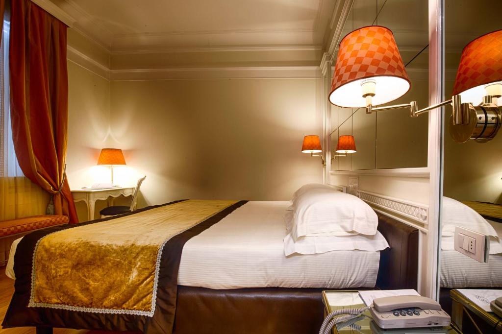 Двухместный (Классический двухместный номер с 1 кроватью или 2 отдельными кроватями) отеля Grand Hotel Des Bains, Риччоне