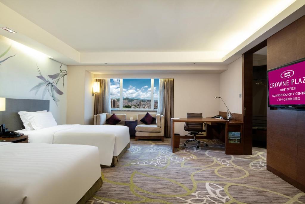 Двухместный (2 Twin Beds Premium City View), Crowne Plaza Guangzhou City Centre